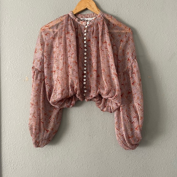 Zara Paisley Top‎ - Picture 11 of 13